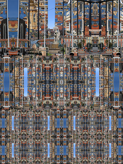 vallée sainte victoire en vue perplexe, 2023, C-Print, 80 x 60 cm